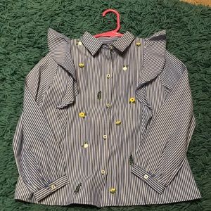 Zara Girls Button down Blouse
